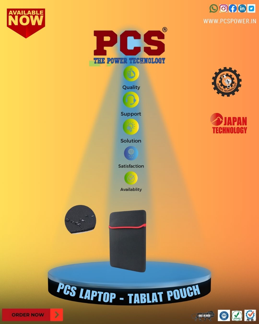 Laptop and Tablet Sleeve Pouch